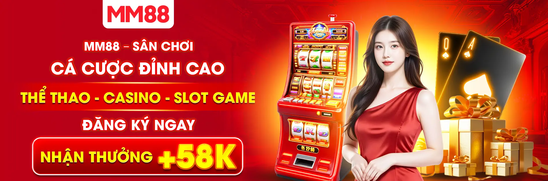 Hình giới thiệu casino trực tuyến và casino live tại MM88